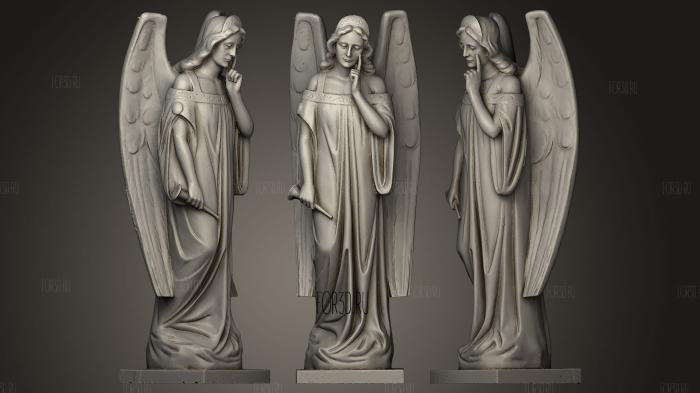 angel unknown stl model for CNC